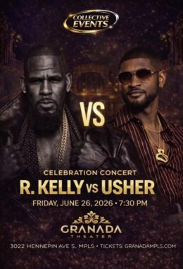R kelly and Usher Flyer